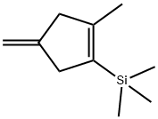 Cyclopentene,  1-methyl-4-methylene-2-(trimethylsilyl)- Struktur