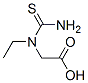 Glycine, N-(aminothioxomethyl)-N-ethyl- (9CI) Struktur