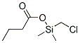 Butanoic  acid,  (chloromethyl)dimethylsilyl  ester Struktur