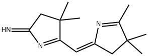 2H-Pyrrol-2-imine,  5-[(Z)-(3,4-dihydro-4,4,5-trimethyl-2H-pyrrol-2-ylidene)methyl]-3,4-dihydro-4,4-dimethyl- Struktur