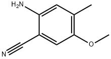 Benzonitrile,  2-amino-5-methoxy-4-methyl- Struktur