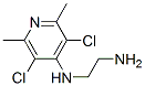 1,2-Ethanediamine,  N1-(3,5-dichloro-2,6-dimethyl-4-pyridinyl)- Struktur