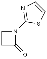 2-Azetidinone,  1-(2-thiazolyl)- Struktur