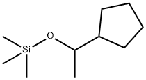 Cyclopentane,  [1-[(trimethylsilyl)oxy]ethyl]- Struktur