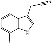 7-Fluoroindole-3-acetonitrile Struktur