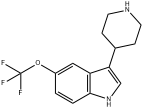 5-TrifluoroMethoxy-3-(4-piperidinyl)-1H-indole Struktur