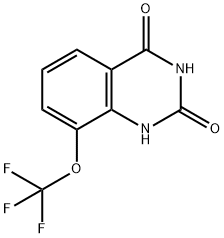 8-(trifluoroMethoxy)quinazoline-2,4(1H,3H)-dione Struktur