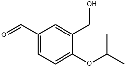 3-(HYDROXYMETHYL)-4-ISOPROPOXYBENZALDEHYDE Struktur