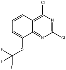 2,4-dichloro-8-(trifluoromethoxy)quinazoline Struktur