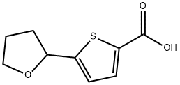 5-(TETRAHYDROFURAN-2-YL)THIOPHENE-2-CARBOXYLIC ACID Struktur