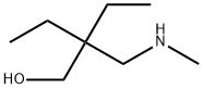 2-ethyl-2-[(methylamino)methyl]butan-1-ol Struktur