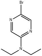 5-BROMO-2-(DIETHYLAMINO)PYRAZINE Struktur