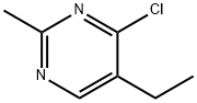 4-chloro-5-ethyl-2-methylpyrimidine Struktur