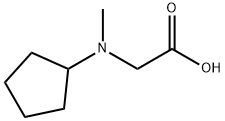 N-CYCLOPENTYL-N-METHYLGLYCINE Struktur