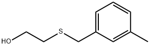 2-[(3-METHYLBENZYL)THIO]ETHANOL Struktur