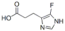 1H-Imidazole-4-propanoic  acid,  5-fluoro- Struktur