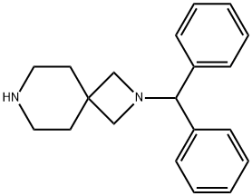 2-BENZHYDRYL-2,7-DIAZA-SPIRO[3.5]NONANE Struktur