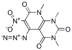 Pyrido[2,3-d]pyrimidine-2,4,7(1H,3H,8H)-trione,  5-azido-1,3,8-trimethyl-6-nitro- Struktur