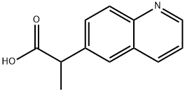 2-(QUINOLIN-6-YL)PROPANOIC ACID Struktur