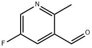 5-FLUORO-2-METHYL-3-PYRIDINECARBOXALDEHYDE Struktur