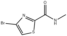 4-broMo-N-Methylthiazole-2-carboxaMide Struktur