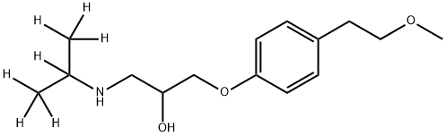 rac Metoprolol-d7 Struktur