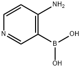 4-Aminopyridine-3-boronicacid Struktur