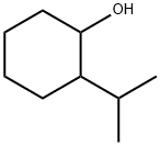 2-isopropylcyclohexan-1-ol Struktur