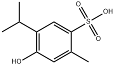 5-hydroxy-p-cymene-2-sulphonic acid Struktur