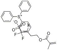 triphenylsulfoniuM 1,1,2-trifluoro-4-(Methacryloyloxy)butane-1-sulfonate Struktur