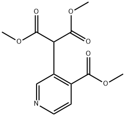 2-(4-(Methoxycarbonyl)pyridine-3-yl)Malonic Acid DiMethyl Ester Struktur