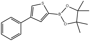 4,4,5,5-TetraMethyl-2-(4-phenyl-thiophen-2-yl)-[1,3,2]dioxaborolane Struktur