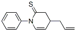 2(1H)-Pyridinethione,  3,4-dihydro-1-phenyl-4-(2-propen-1-yl)- Struktur