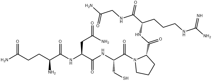 (ARG8)-VASOPRESSIN (4-9) Struktur