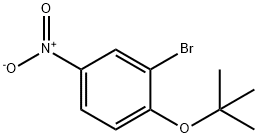 3-Bromo-4-tert-butoxynitrobenzene Struktur