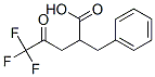 2-benzyl-4-oxo-5,5,5,-trifluoropentanoic acid Struktur