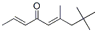 6,8,8-trimethylnona-2,5-dien-4-one Struktur