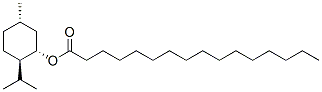 (1alpha,2beta,5alpha)-5-methyl-2-(1-methylethyl)cyclohexyl palmitate Struktur