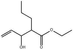 3-Hydroxy-2-propyl-4-pentenoic Acid Ethyl Ester
(Mixture of diastereomers) Struktur