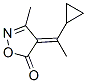 5(4H)-Isoxazolone,4-(1-cyclopropylethylidene)-3-methyl-,(E)-(9CI) Struktur