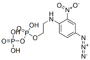 N-(4-azido-2-nitrophenyl)-2-aminoethyl diphosphate Struktur