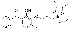 METHANONE, 2-HYDROXY-4-(2-PROPENYLOXY)PHENYL)PHENYL-, REACTION PRODUCTS WITH TRIETHOXYSILANE Struktur