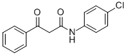 N-(4-CHLOROPHENYL)-BETA-OXO-BENZENEPROPANAMIDE Struktur