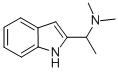 2-[1-(Dimethylamino)ethyl]indole Struktur