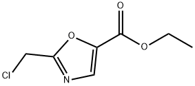 2-ChloroMethyl-5-ethoxycarbonyloxazole Struktur