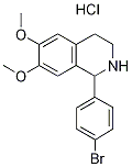 1-(4-BROMO-PHENYL)-6,7-DIMETHOXY-1,2,3,4-TETRAHYDRO-ISOQUINOLINE HYDROCHLORIDE Struktur