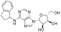 N-(2,3-dihydro-1H-inden-1-yl)adenosine Struktur