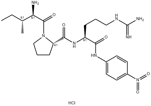 D-ILE-PRO-ARG P-NITROANILIDE DIHYDROCHLORIDE Struktur