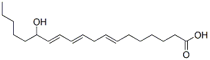 14-hydroxy-7,10,12-nonadecatrienoic acid Struktur