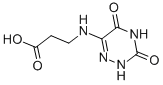 N-(3,5-DIOXO-2,3,4,5-TETRAHYDRO-1,2,4-TRIAZIN-6-YL)-B-ALANINE Struktur